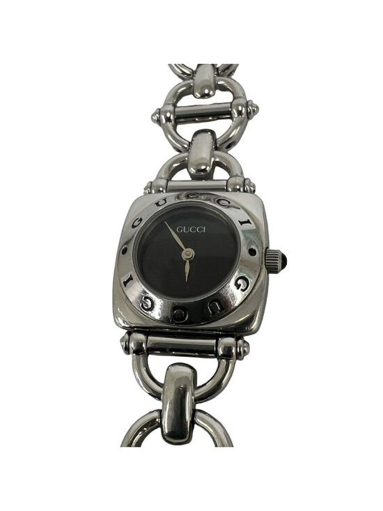 Gucci Horsebit Chain Stainless Steel Quartz Watch Wrist Silver main image 8